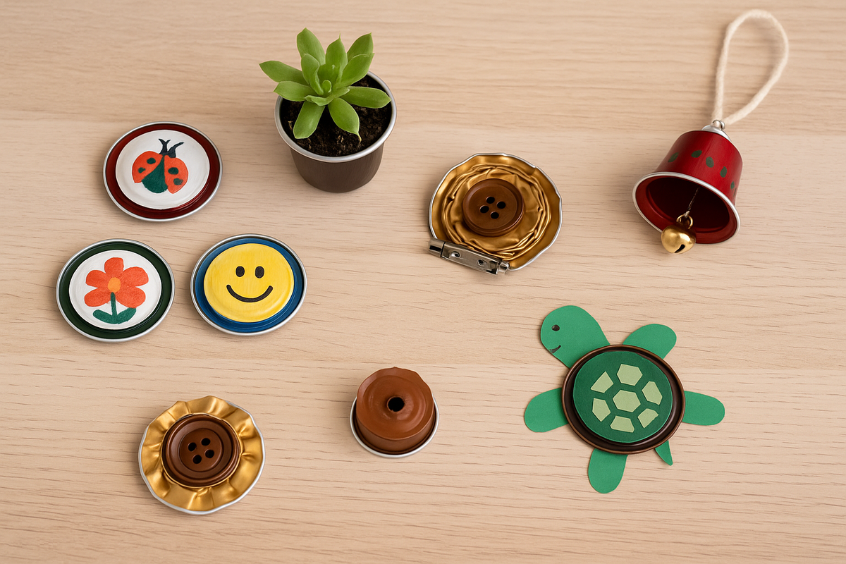 Manualidades con cápsulas de café: ideas creativas para reciclar en casa