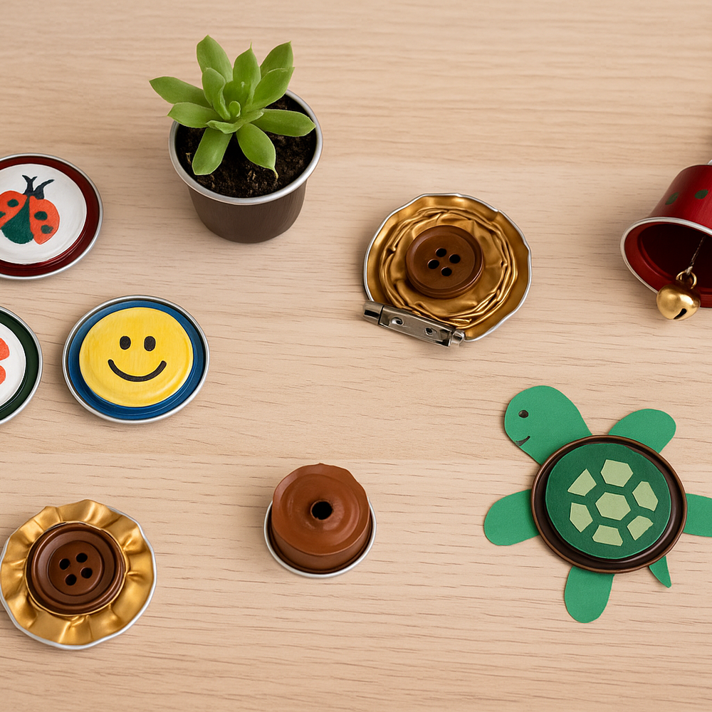 Manualidades con cápsulas de café: ideas creativas para reciclar en casa