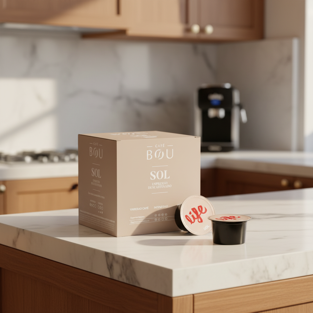 CÁPSULA COMPATIBLE A MODO MIO® SOL  ESPRESSO DESCAFEINADO