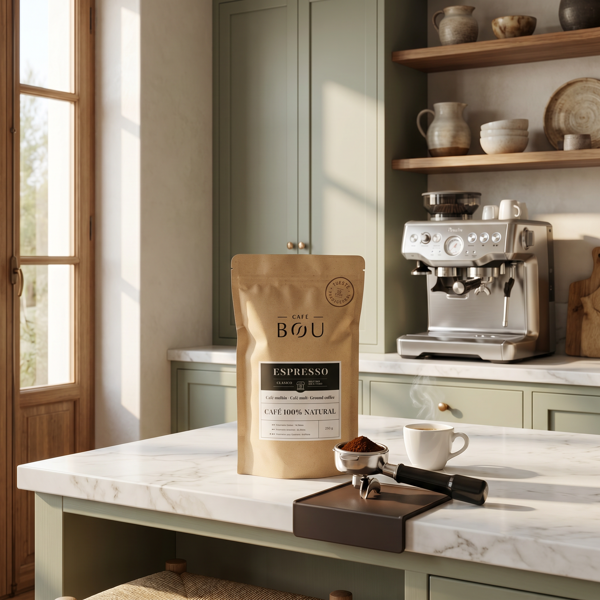 CAFÉ MOLIDO PARA ESPRESSO - 250Gr PACK 8