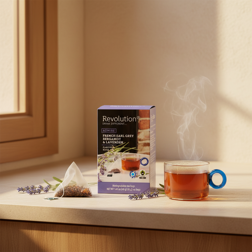 TÉ NEGRO EARL GREY CON LAVANDA - 20 PIRÁMIDES