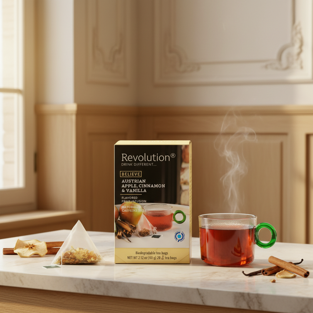 INFUSIÓN MANZANA, CANELA Y VAINILLA  - 20 PIRÁMIDES