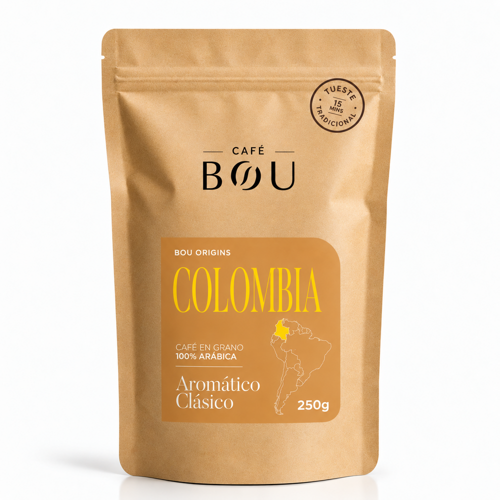 CAFÉ EN GRANO BOU ORIGINS COLOMBIA - 250 g