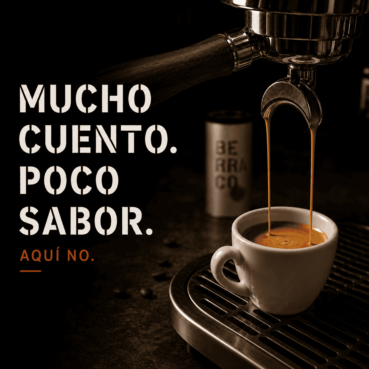 CAFÉ DE ESPECIALIDAD EN GRANO  BERRACO-Bote 170 g