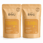 CAFÉ EN GRANO BOU ORIGINS COLOMBIA 250 g - PACK 2