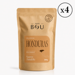 CAFÉ EN GRANO BOU ORIGINS HONDURAS 250 g - PACK 4