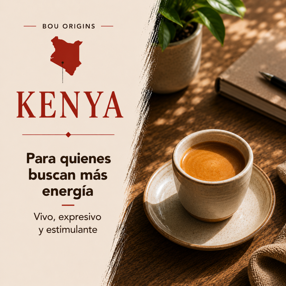 CAFÉ EN GRANO BOU ORIGINS KENYA - 250 g