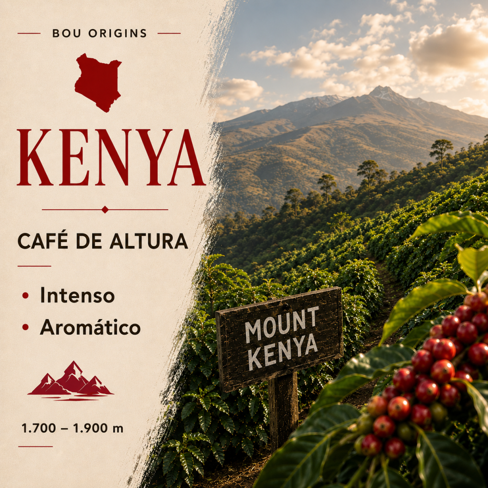 CAFÉ EN GRANO BOU ORIGINS KENYA - 250 g