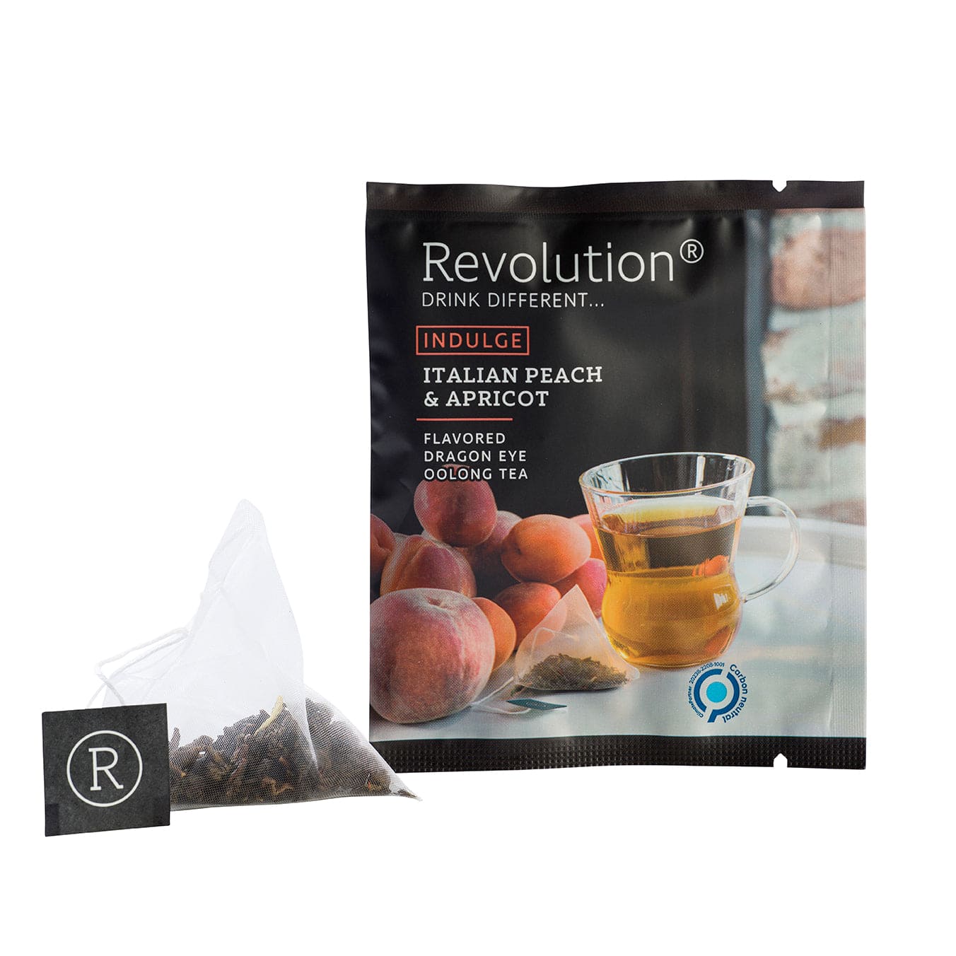 TÉ OOLONG CON SABOR A MELOCOTÓN Y ALBARICOQUE  20 PIRÁMIDES