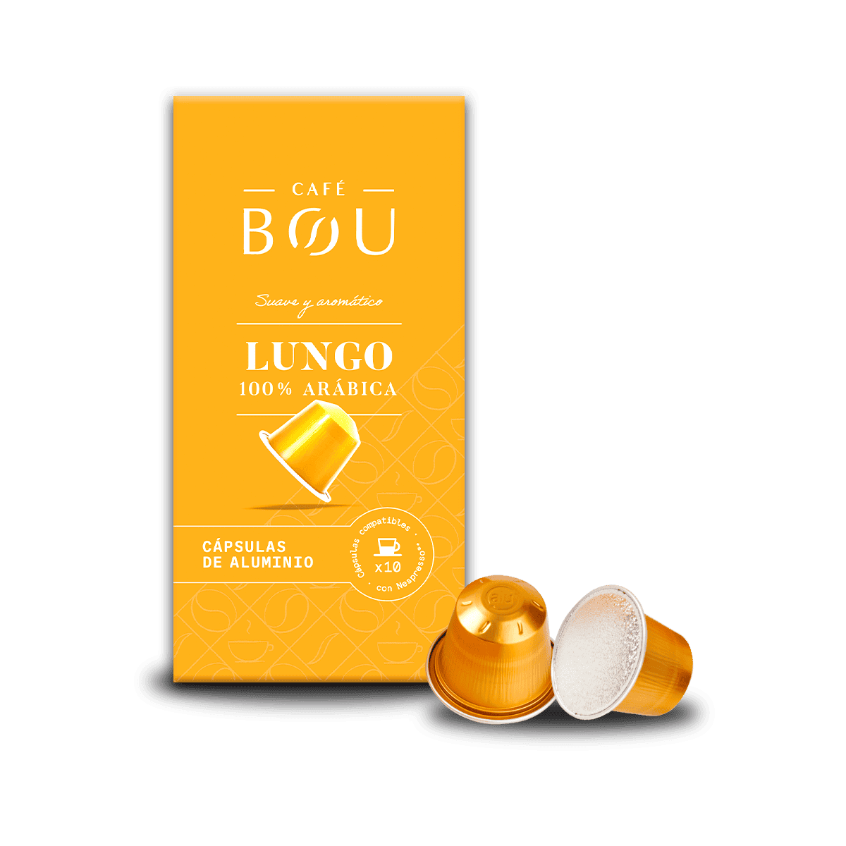 CÁPSULA COMPATIBLE NESPRESSO-LUNGO 100% ARÁBICA