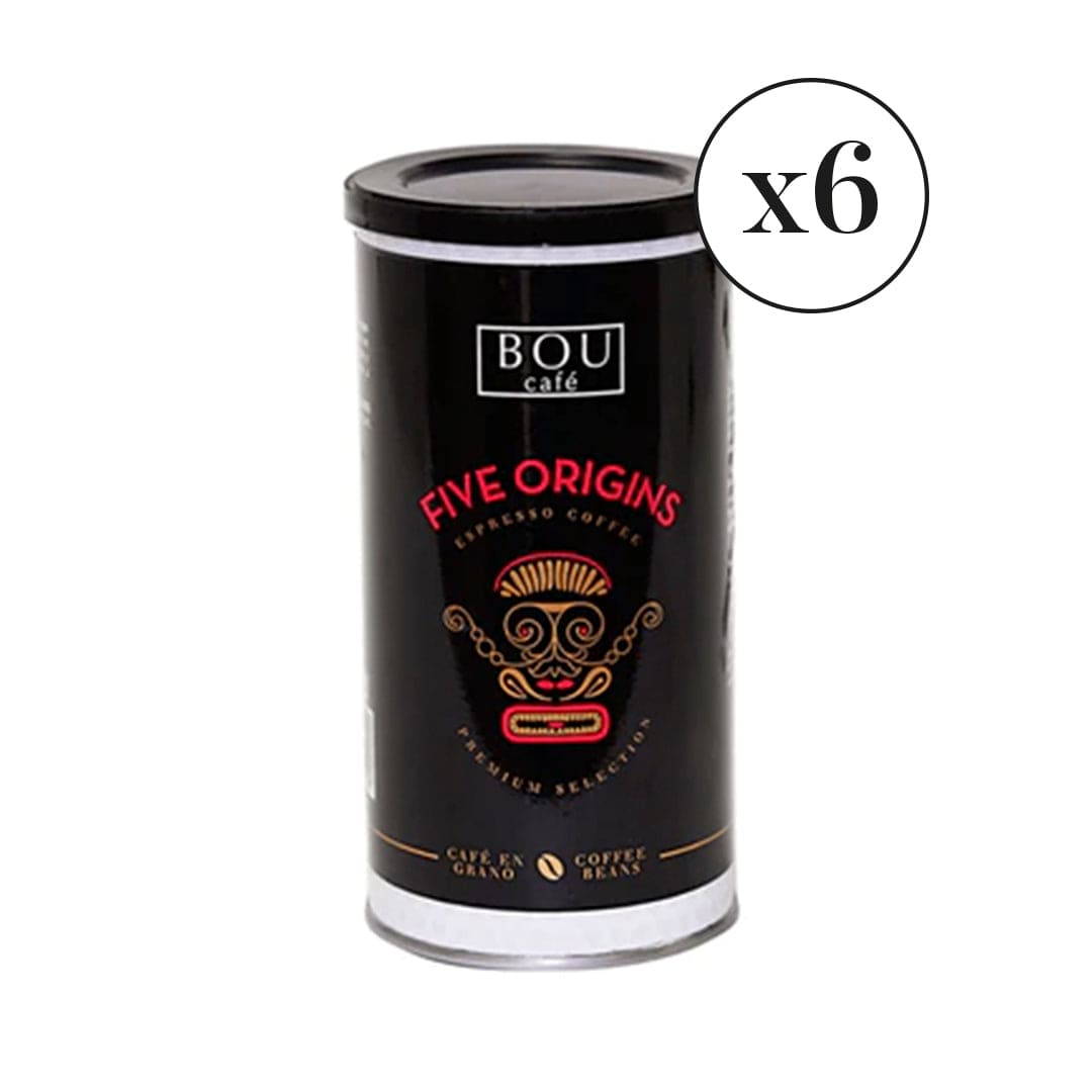 CAFÉ GRANO FIVE ORIGINS / 100% Arábica PACK 6