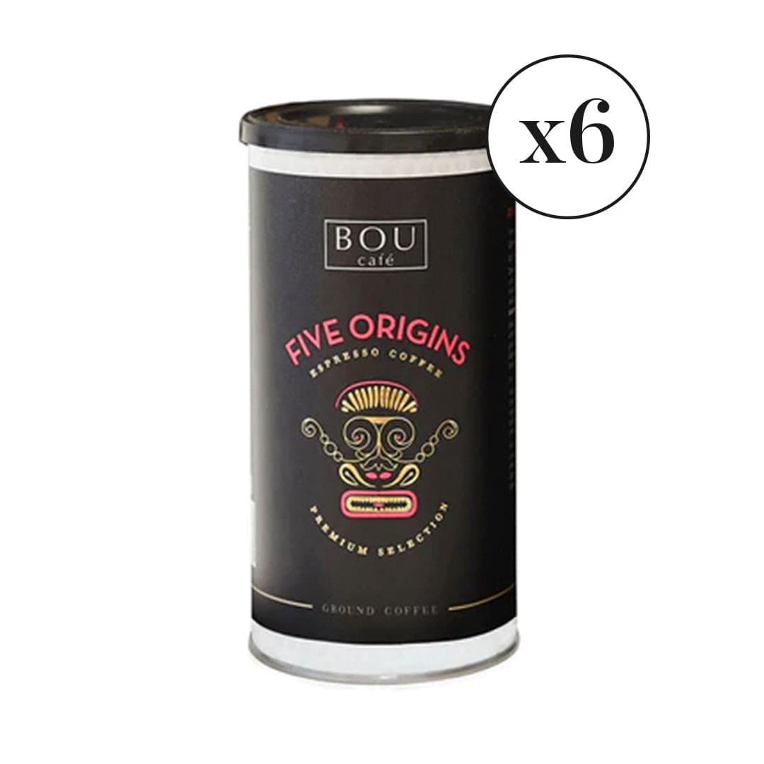 CAFÉ MOLIDO FIVE ORIGINS / 100% Arábica PACK 6