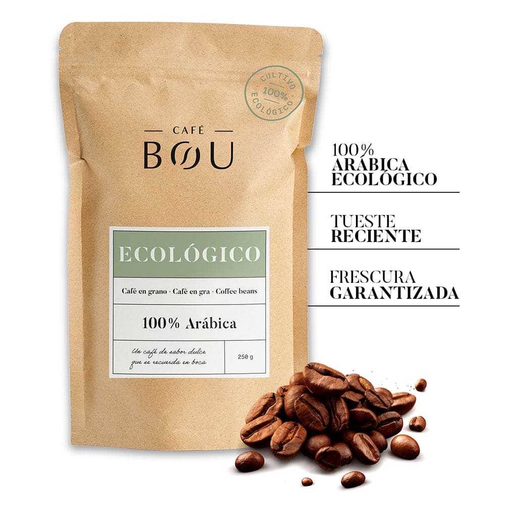 CAFÉ GRANO ECOLÓGICO / 100% ARABICA PACK 8
