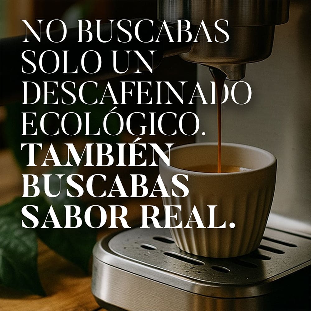 CAFÉ MOLIDO ECOLÓGICO DESCAFEINADO / 100% Arábica - PACK 6
