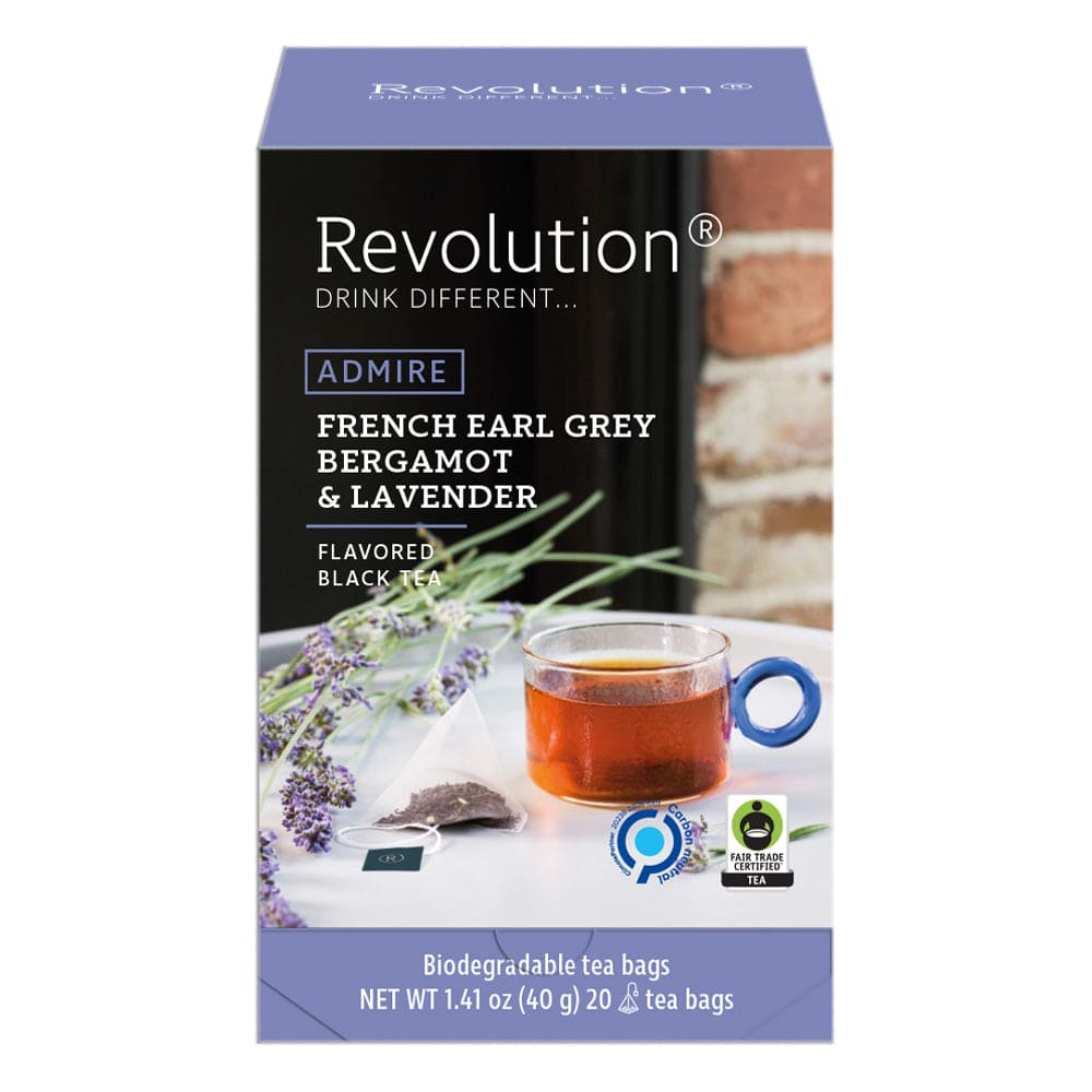 TÉ NEGRO EARL GREY CON LAVANDA - 20 PIRÁMIDES