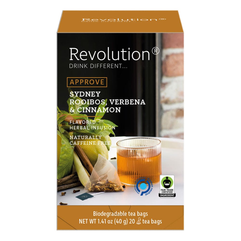 ROOIBOS CON CANELA Y HIERBA LUISA  - 20 PIRÁMIDES