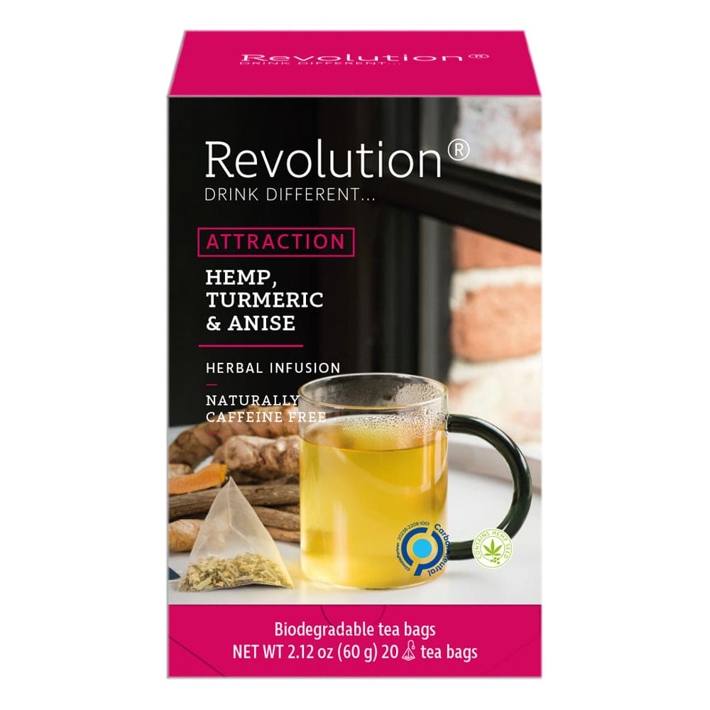 INFUSIÓN DE CÁÑAMO CON CÚRCUMA Y ANÍS   - 20 PIRÁMIDES