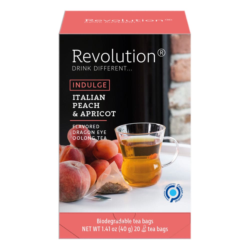 TÉ OOLONG CON SABOR A MELOCOTÓN Y ALBARICOQUE  20 PIRÁMIDES