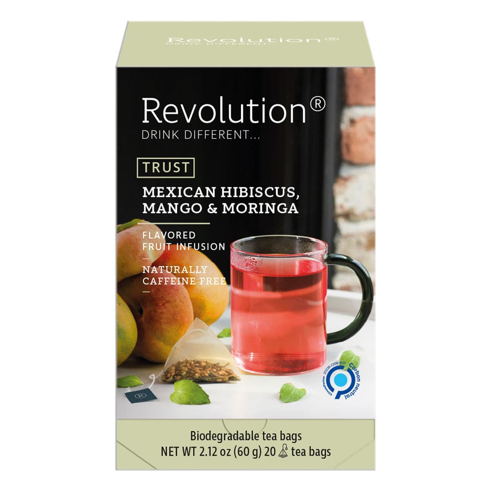 INFUSIÓN HIBISCO, MANGO Y HOJAS DE MORINGA - 20 PIRÁMIDES