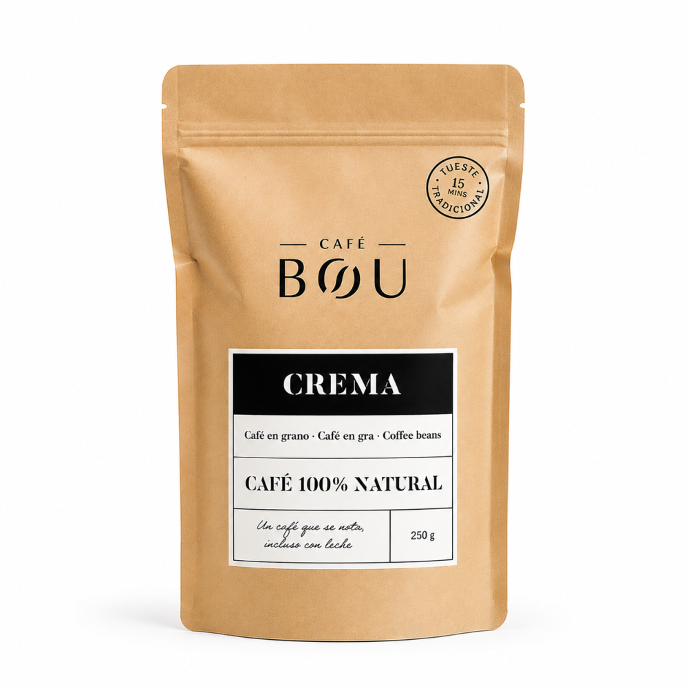 Café en grano BOU Crema – Pack 1 (250 g × 1)