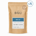 Café descafeinado en grano BOU Decaf - Pack 8 (2 kg)