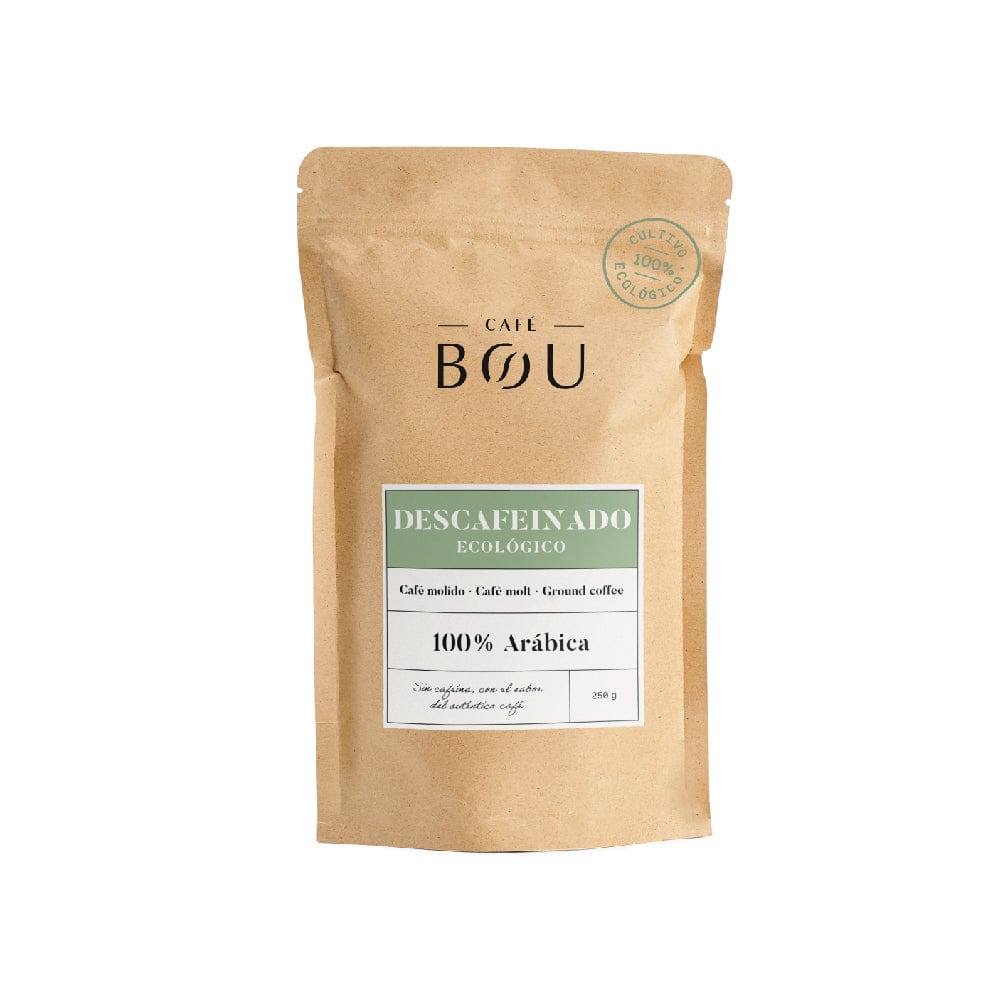 CAFÉ MOLIDO ECOLÓGICO DESCAFEINADO / 100% Arábica